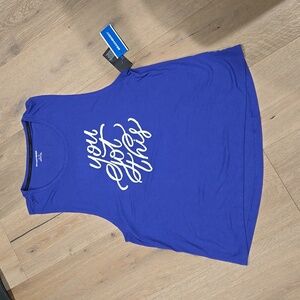 Beach Body You Got This Women's XL Blue Tank Top 21 Day Fix